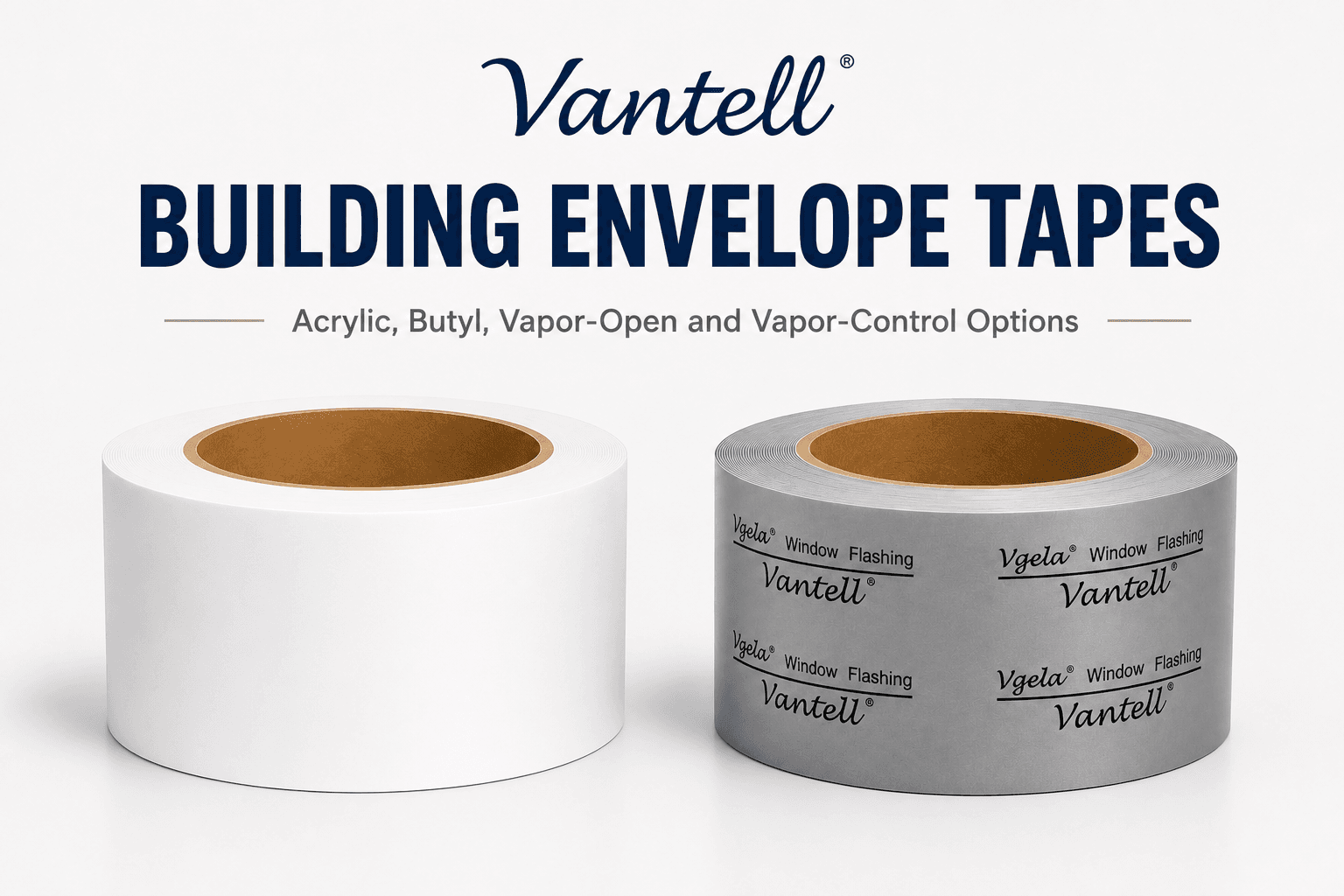 How to Choose Building Envelope Tapes: Acrylic, Butyl, Vapor-Open and Vapor-Control Options