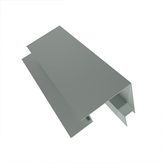 Double layer siding outside corner flashing