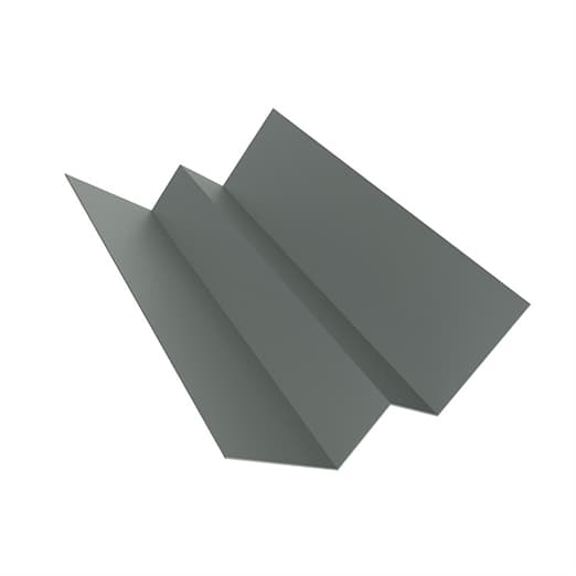 Double layer siding inside corner flashing