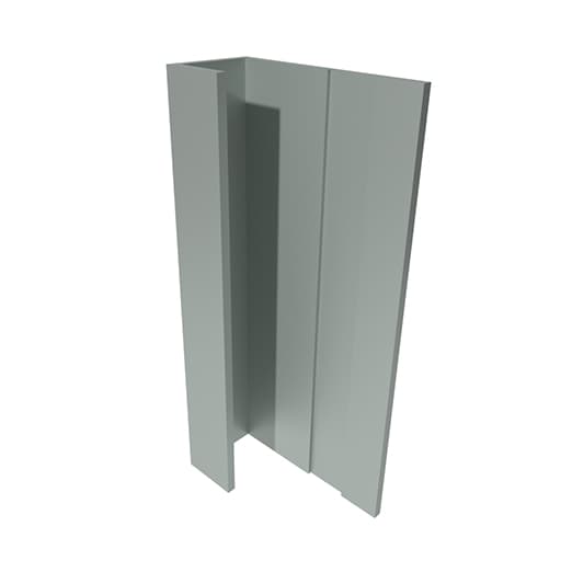 Single layer siding upper flashing