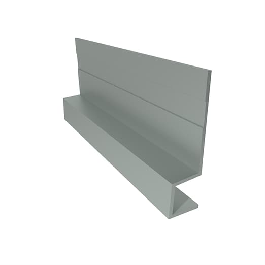 Single layer siding below flashing