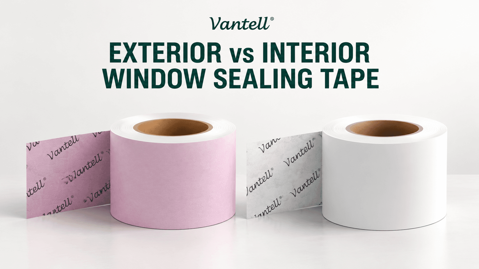 Exterior vs Interior Window Sealing Tape: Understanding Airtightness, Vapor Control and Weather Protection