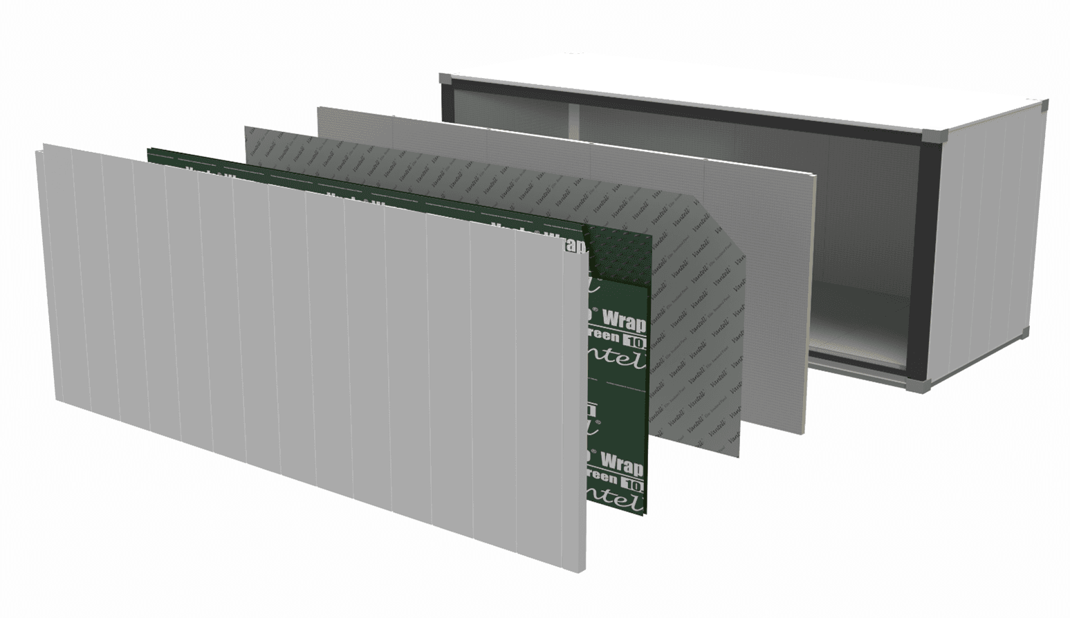 High-Performance Modular Building Envelope with Vantell Double-Reflective Rainscreen System image 2