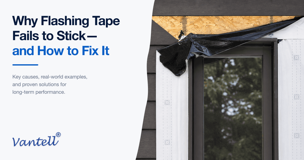 Why Flashing Tape Fails to Stick—and How to Fix It