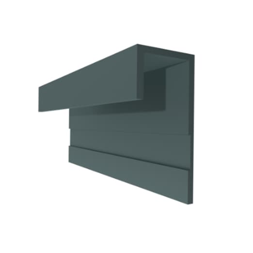 Single layer siding upper flashing