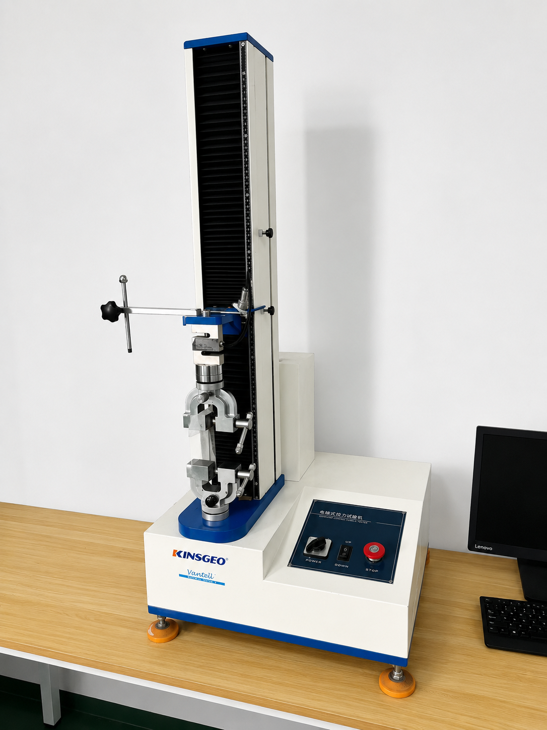 Tensile strength and elongation testing equipment